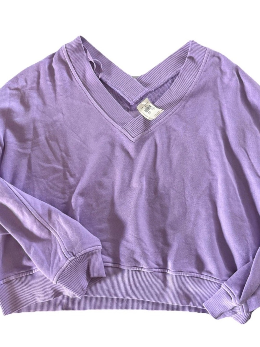 aerie Lavender V-Neck Pullover